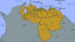 Venezuela states and capitals