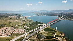 G6 Beijing–Lhasa Expressway and Beijing–Zhangjiakou intercity railway connect Beijing with Zhangjiakou.