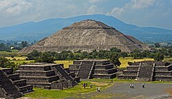 Teotihuacan was the 6th largest city in the world at its peak, 1 AD to 500 AD