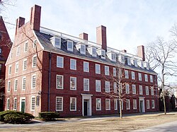 Massachusetts Hall, Harvard's oldest building, constructed in 1720[80]