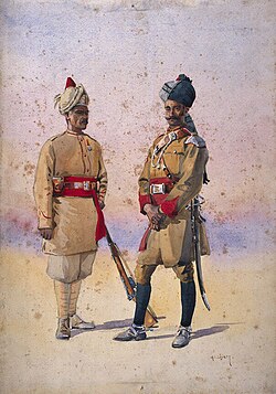 c. 1908 illustration of the Corps of Guides