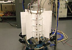 The multi-mission radioisotope thermoelectric generator (MMRTG), used in several space missions such as the Curiosity Mars rover