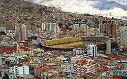 Slums in La Paz