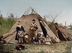 A Sámi family in Norway, c. 1900