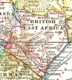 British East Africa in 1909