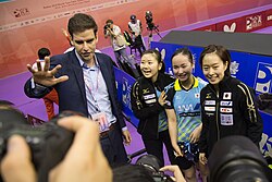 In Japan, table tennis stars like Ai Fukuhara, Mima Ito, and Kasumi Ishikawa[76] are consistently ranked among the country's most marketable athletes.[77][78][79]