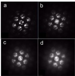 Variations in CBED with thickness for Si (001)