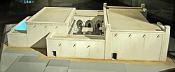 Model of the synagogue in The Museum of the Jewish People at Beit Hatfutsot