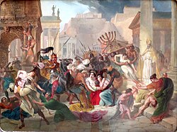 The Vandals sacking Rome in 455, by Karl Briullov (1830s)