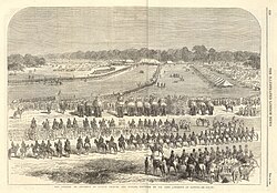 "The Durbar, or Assembly of Native Princes and Nobles, convened by Sir John Lawrence at Lahore", illustration for The Illustrated London News, 24 December 1864