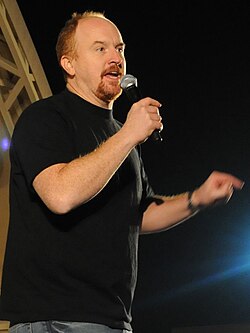 Louis C.K. performing in Kuwait, December 2008