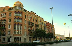 Upscale buildings in the area