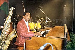 Jimmy Smith on a Hammond organ