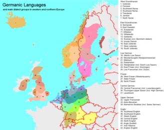The Germanic languages in contemporary Europe