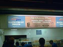 The former all-you-can-eat buffet in the right-field pavilion