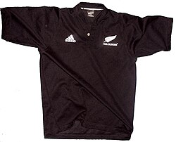 The All Blacks jersey caused controversy.
