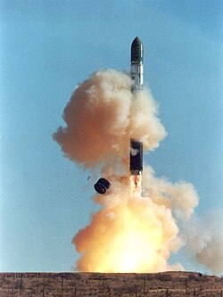 A demilitarized, commercial launch of the Russian Strategic Rocket Forces R-36 ICBM; also known by the NATO reporting name: SS-18 Satan. Upon its first fielding in the late 1960s, the SS-18 remains the single highest throw weight missile delivery system ever built.