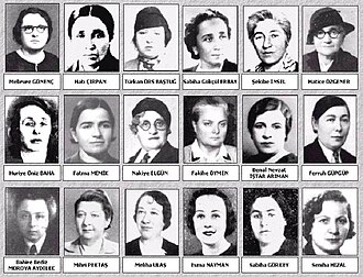 Eighteen female MPs joined the Turkish Parliament with the 1935 general elections.