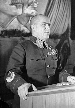 Zhukov speaking in 1941