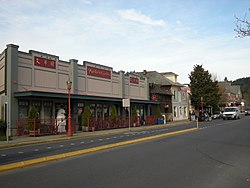 Sunset Way in downtown Issaquah
