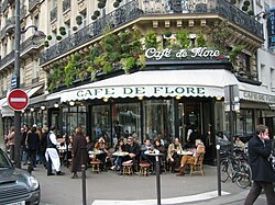 Café de Flore, in Paris