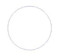 In this standing wave on a circular string, the circle is broken into exactly 8 wavelengths. A standing wave like this can have 0, 1, 2, or any integer number of wavelengths around the circle, but it cannot have a non-integer number of wavelengths like 8.3. In quantum mechanics, angular momentum is quantized for a similar reason.