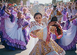 Parade contingents in the 2023 Sinulog Festival of Cebu, Philippines