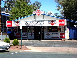 Internet cafe, Alice Springs, Australia, pictured 2005