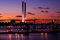 The Bolte Bridge is part of the CityLink tollway system.