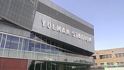 Tulane's football team plays its home games Uptown in Yulman Stadium.