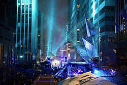 Nicollet Mall hosted the outdoor Super Bowl Live festival during the lead-up to the game.