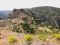 Ruins of Bagras Castle on the Nur (Amanos) Mountains near İskenderun