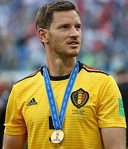 Jan Vertonghen is Belgium's most capped player with 157 appearances.