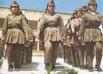 Women serving in the army, 1969