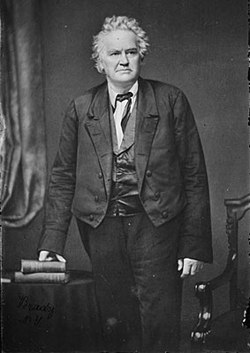 Abolitionist and politician Joshua Reed Giddings was censured in the U.S. House of Representatives in 1842 for introducing anti-slavery resolution deemed to be incendiary, and in violation of the House's gag rule prohibiting discussion of slavery.[109]