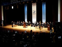 Hallym's graduation ceremony