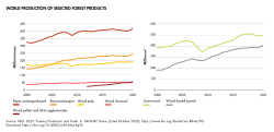 World production of selected forest products