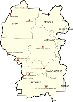 Mukims of the Federal Territory of Kuala Lumpur