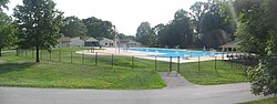 The park's swimming pool is open each summer