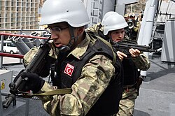 Turkish marine boarding teams