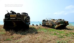 ROKMC KAAV7A1 assault amphibious vehicles