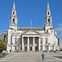 Leeds Civic Hall is the seat of local government.