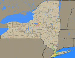 New York counties, municipalities, and towns