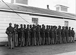 Company E of the 4th US Colored Infantry Regiment USCT