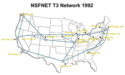 T3 NSFNET Backbone, c. 1992