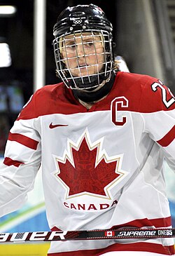 Canadian Hayley Wickenheiser has been named the top forward twice and most valuable player once at the Women's World Championships.