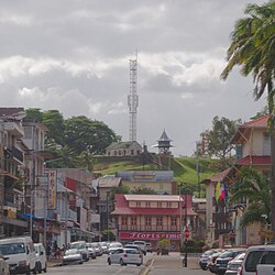 View of Fort Cépérou Mount, Cayenne