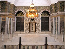 Mausoleum chamber of sultan Baybars in Al-Zahiriyah Madrasa