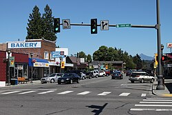 3rd Street in downtown Marysville