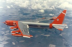 Boeing NB-52E during the Air Force Flight Dynamics Laboratory-Boeing Control Configured Vehicles program 061128-F-1234S-001